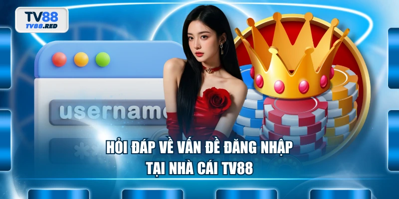 Hỏi đáp về vấn đề đăng nhập tại nhà cái TV88