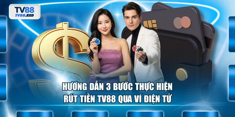 Rút Tiền TV88 - Hướng Dẫn Nhanh Chóng, An Toàn Tránh Gặp Lỗi 3 Hướng dẫn 3 bước thực hiện rút tiền TV88 qua ví điện tử